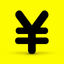 Active piggy bank icon