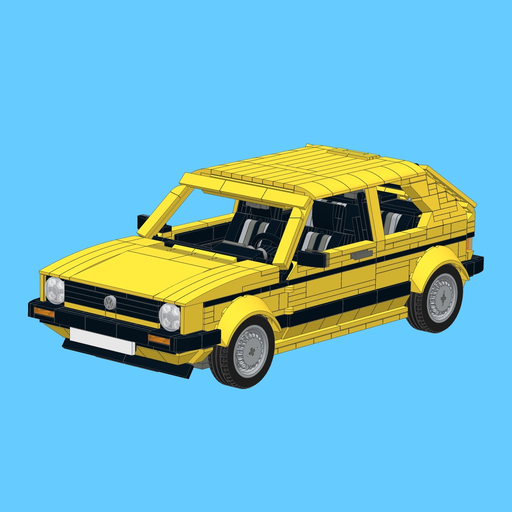 Yellow Golf Mk1 for LEGO app icon