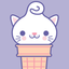 Kitty Cones Animated Stickers icon