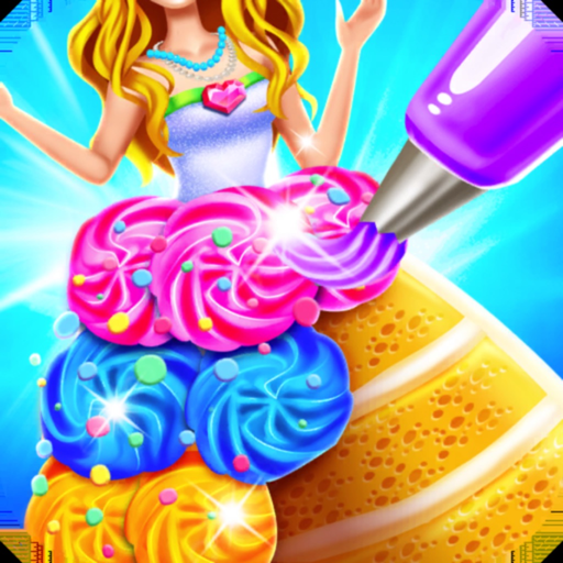 Rainbow Princess Cake Maker app icon