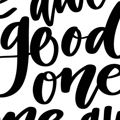 Calligraphy style app icon