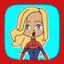 Super Woman Hero Cute Stickers icon