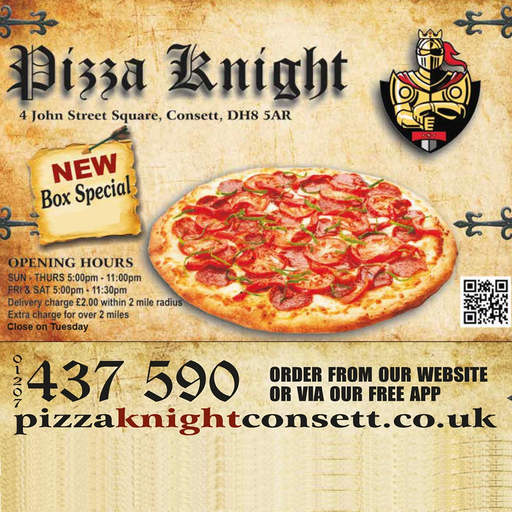 Pizza Knight Consett app icon