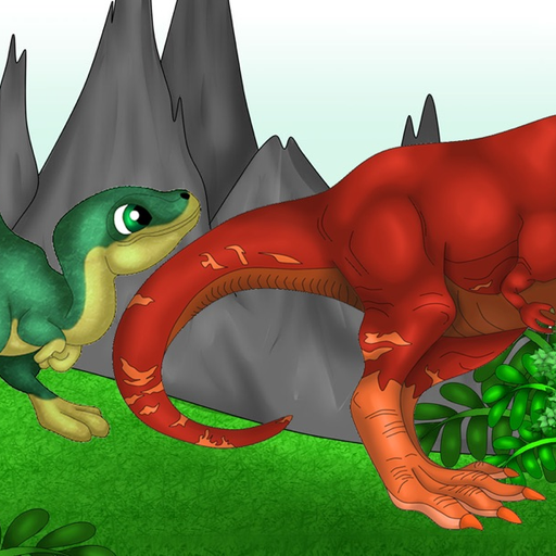 Dinosaur Labyrinth kid game app icon