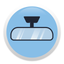 Rearview - handy mirror camera icon