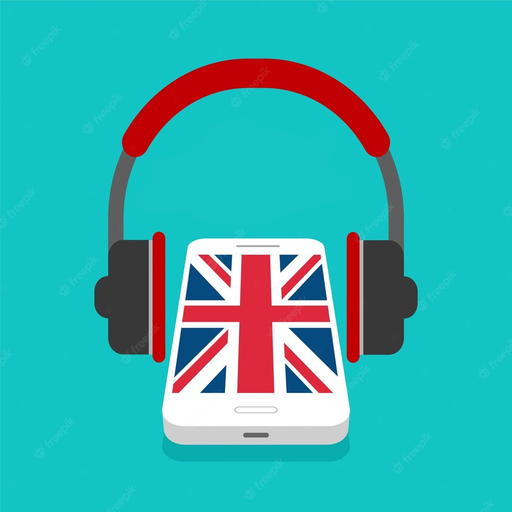 English Podcast Listening app icon