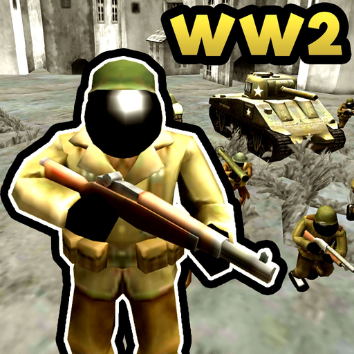 Stickman WW2 Battle Simulator app icon