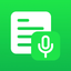 Transcribe Audio to Text Notes icon