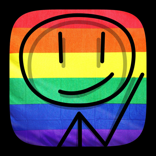 Stickmoji Gay LGBT Stickers app icon
