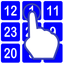 Tap Number icon