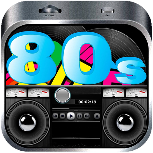 Musica de los 80s Radio app icon