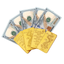 Exchange rates & gold prices icon