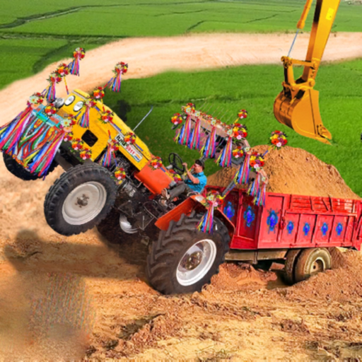 Tractor Trolley Farming Game app icon