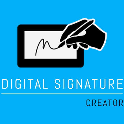 Digital signature creator app icon