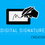 Digital signature creator icon