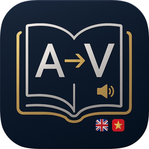 Tu Dien Anh Viet V-Dictionary app icon