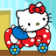 Hello Kitty car games for girl icon
