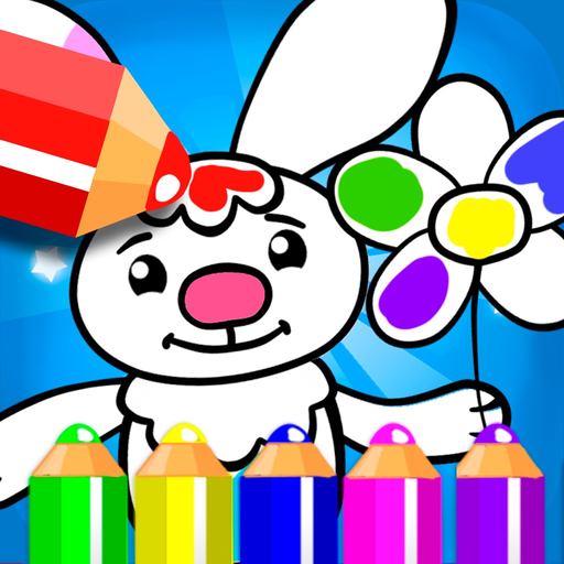 Live coloring book app icon