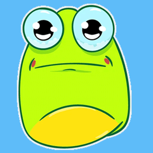 Crazy frog stickers & emoji app icon