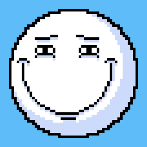 Pixel emoji - smiley stickers app icon