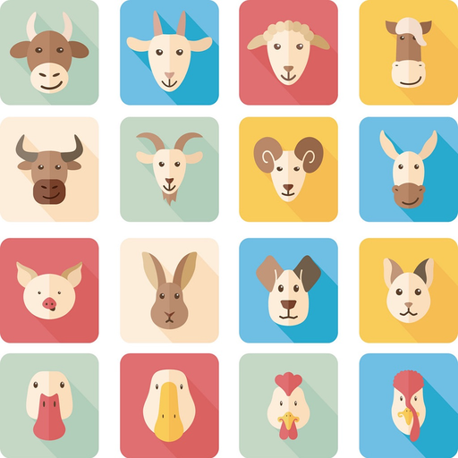 Domestic Animals Quiz app icon