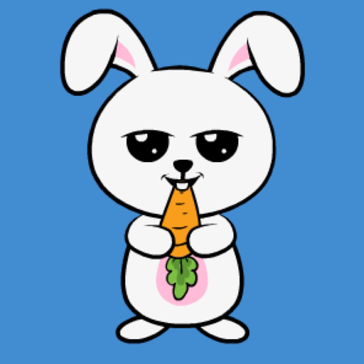 Fluffy Bunny Dancing Stickers app icon