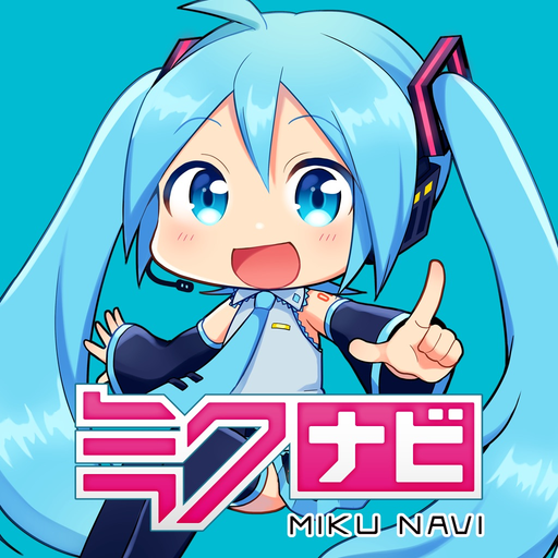 Hatsune Miku official Mikunavi app icon