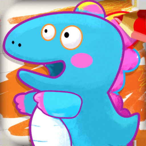 Dinosaur Drawing Kids Games app icon