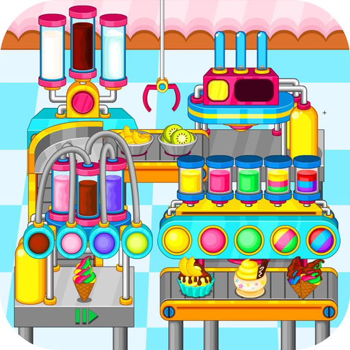 Cooking colorful ice cream app icon