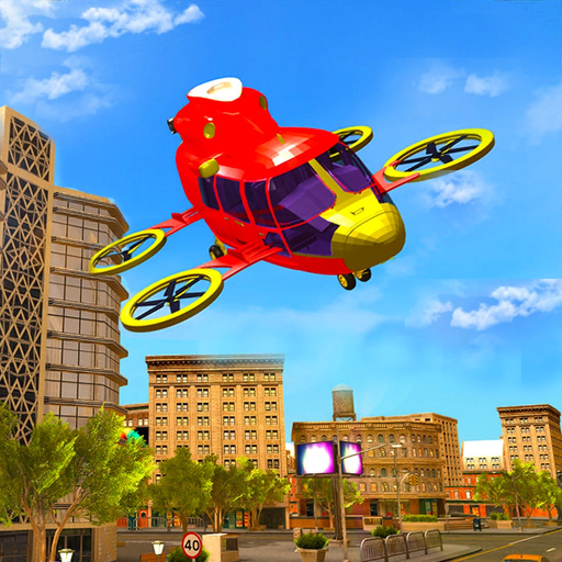 Drone Taxi Flight Simulator 3d app icon