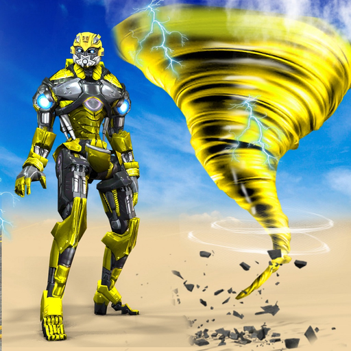 Transforming Tornado Robot War app icon