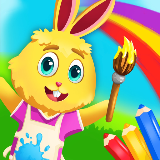 Coloring games for kids 2-4 app icon