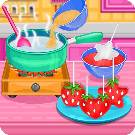 Strawberry Pops Cooking Games app icon