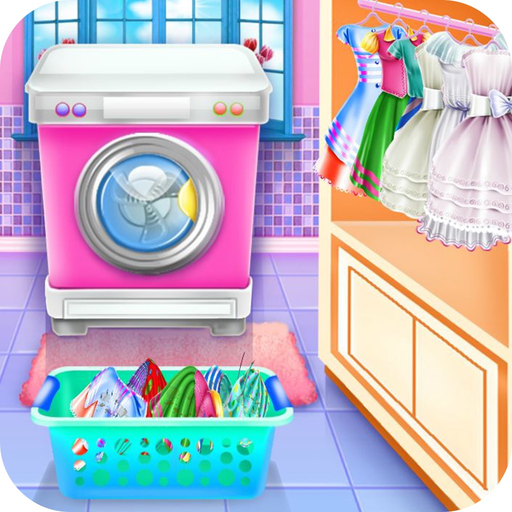 Olivias washing laundry game app icon