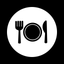 Where to eat? icon