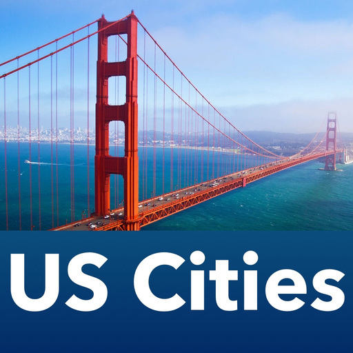 US Cities and State Capitals app icon