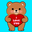 Dancing Love Bears Animated icon