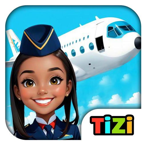 Tizi Airplane Games For Kids app icon