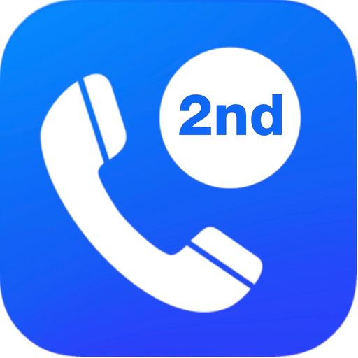 2nd Phone Number+ app icon