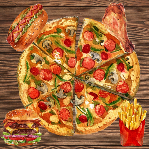 Pizza Burger Match 3 app icon