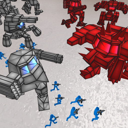 Stickman Mech War Simulator app icon