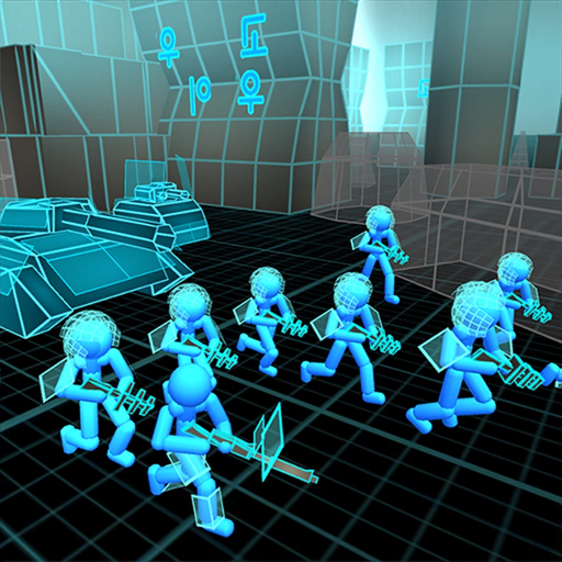 Stickman Simulator: Neon Tanks app icon