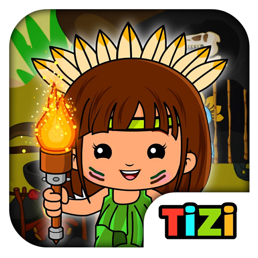 My Tizi Town - Caveman Games app icon