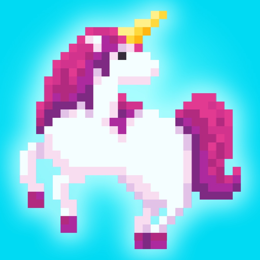 Color by number pixel art page app icon