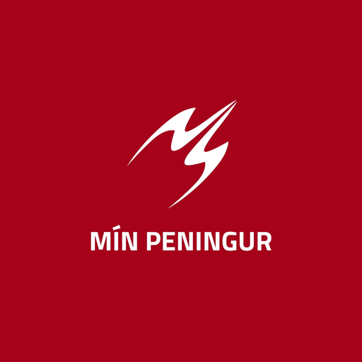 Mín peningur app icon
