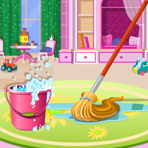 Messy Doll House Cleaner app icon