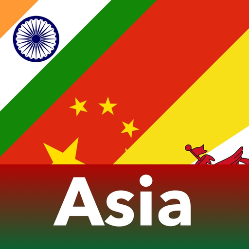 Asia Geography Quiz Flags Maps app icon