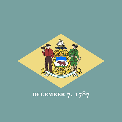 Delaware emoji - USA stickers app icon