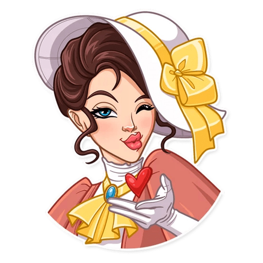 Lady Style Funny Stickers app icon