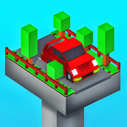 Crossy Bridge Blocky Game app icon